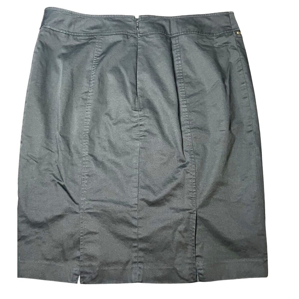 Black Stretch Women’s Cotton Blend Pencil Mini-Skirt Size 16 Office Work